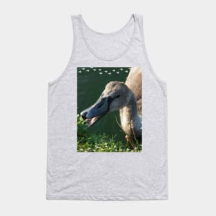 Swan Baby Eating Tank Top